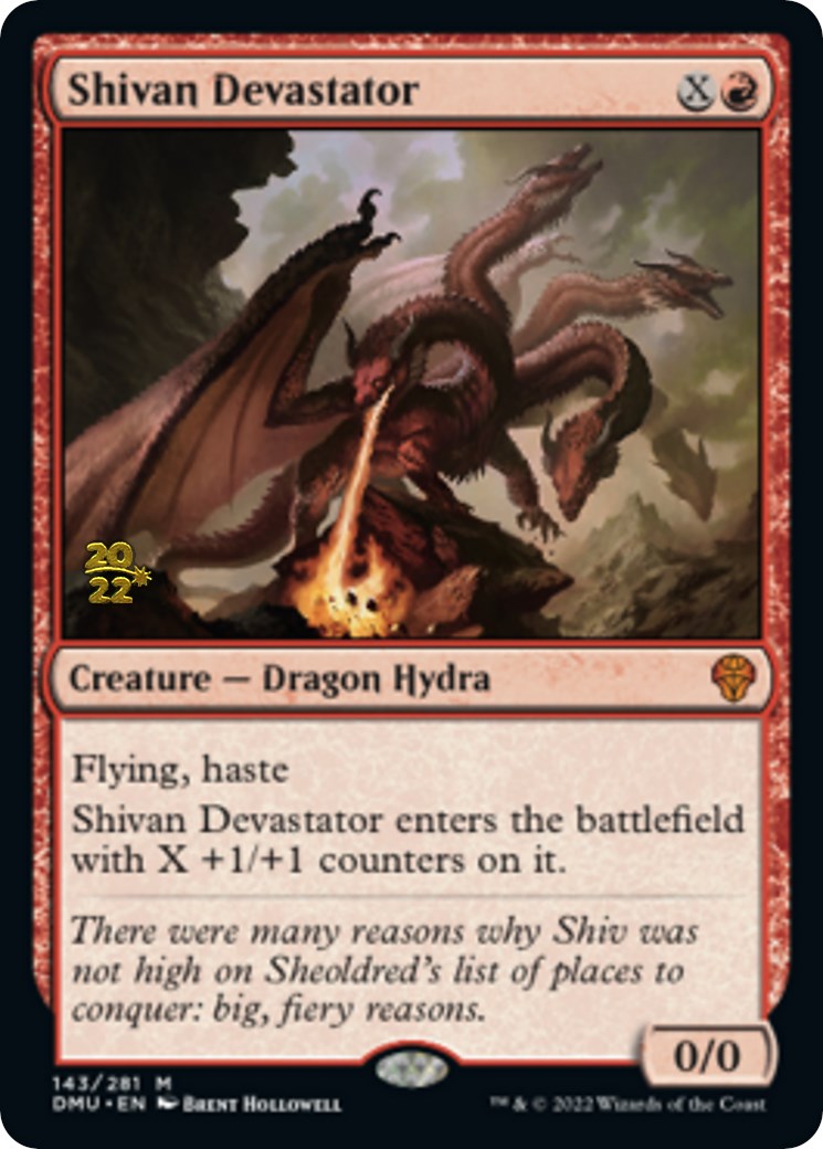 Shivan Devastator [Dominaria United Prerelease Promos] | RetroPlay Games