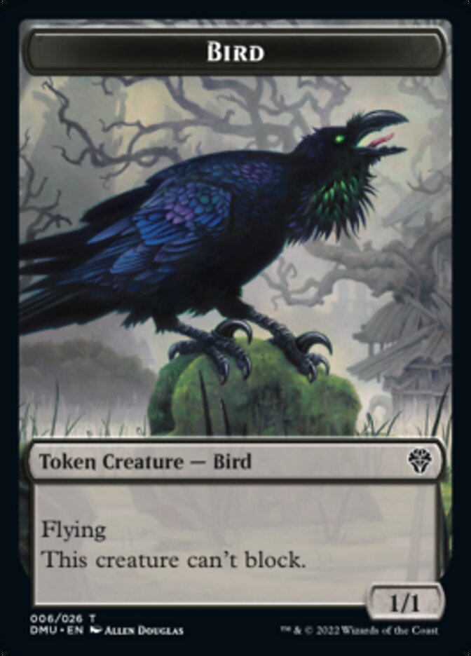 Bird Token (006) [Dominaria United Tokens] | RetroPlay Games