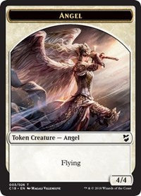 Angel // Soldier Double-sided Token [Commander 2018 Tokens] | RetroPlay Games