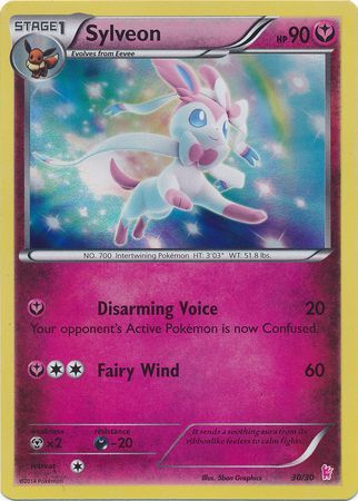 Sylveon (30/30) [XY: Trainer Kit - Sylveon] | RetroPlay Games