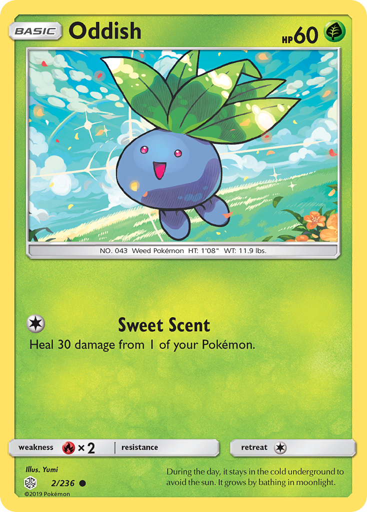 Oddish (2/236) [Sun & Moon: Cosmic Eclipse] | RetroPlay Games