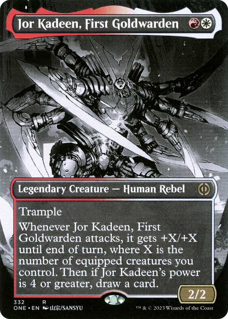 Jor Kadeen, First Goldwarden (Borderless Manga) [Phyrexia: All Will Be One] | RetroPlay Games