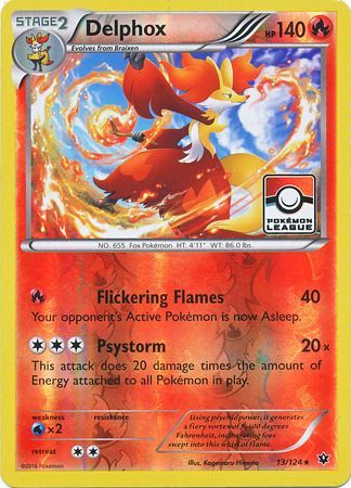 Delphox (13/124) (League Promo) [XY: Fates Collide] | RetroPlay Games