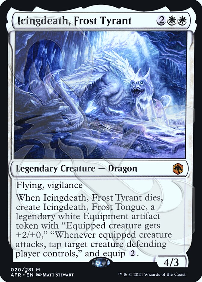 Icingdeath, Frost Tyrant (Ampersand Promo) [Dungeons & Dragons: Adventures in the Forgotten Realms Promos] | RetroPlay Games