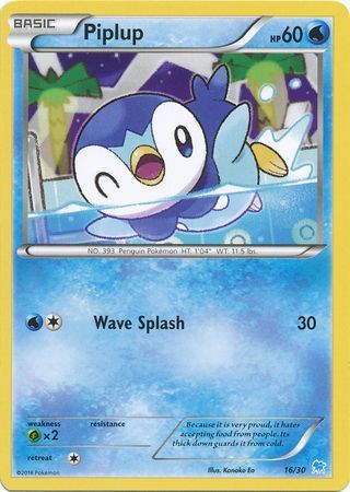 Piplup (16/30) [XY: Trainer Kit 3 - Suicune] | RetroPlay Games