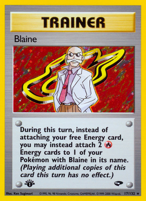 Blaine (17/132) [Gym Challenge 1st Edition] | RetroPlay Games