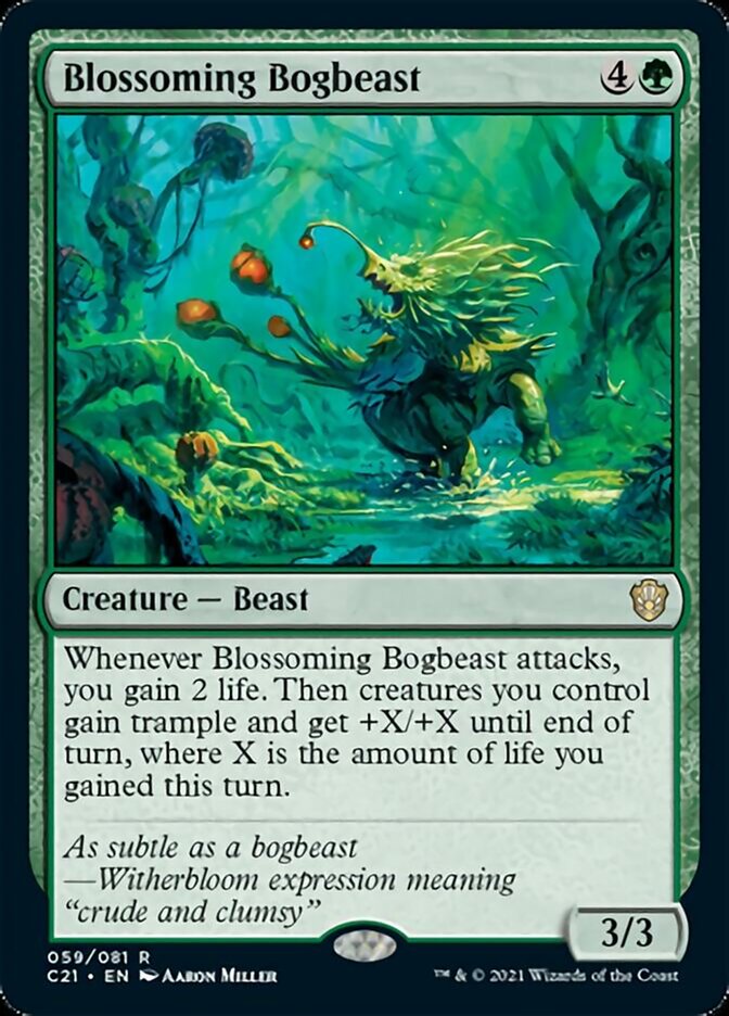 Blossoming Bogbeast [Commander 2021] | RetroPlay Games