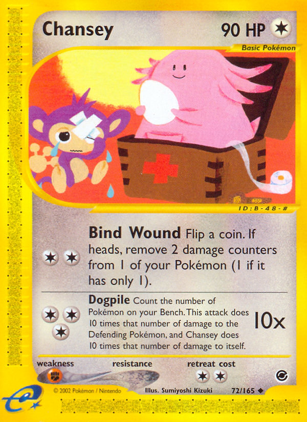 Chansey (72/165) [Expedition: Base Set] | RetroPlay Games