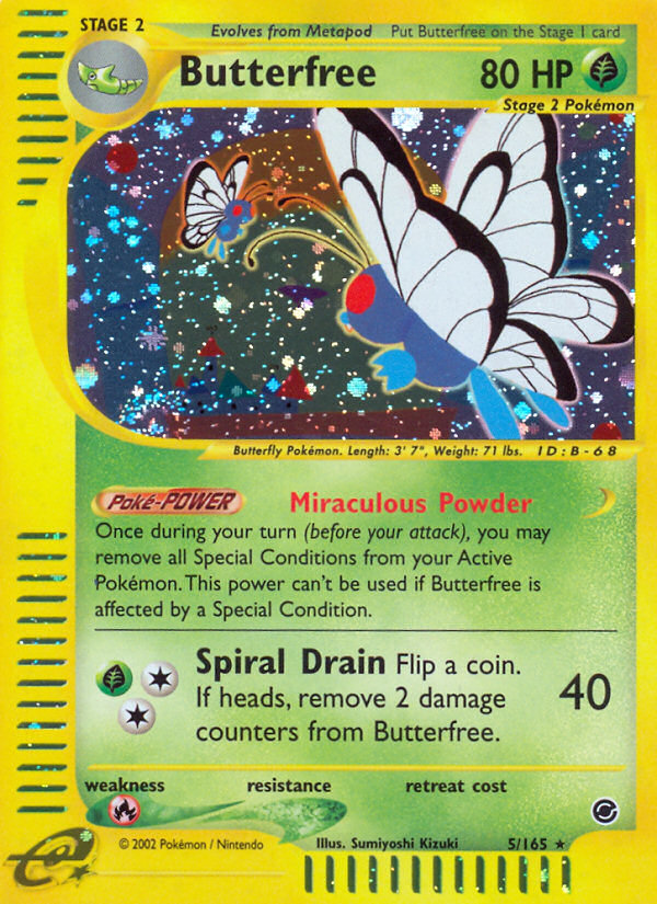 Butterfree (5/165) [Expedition: Base Set] | RetroPlay Games