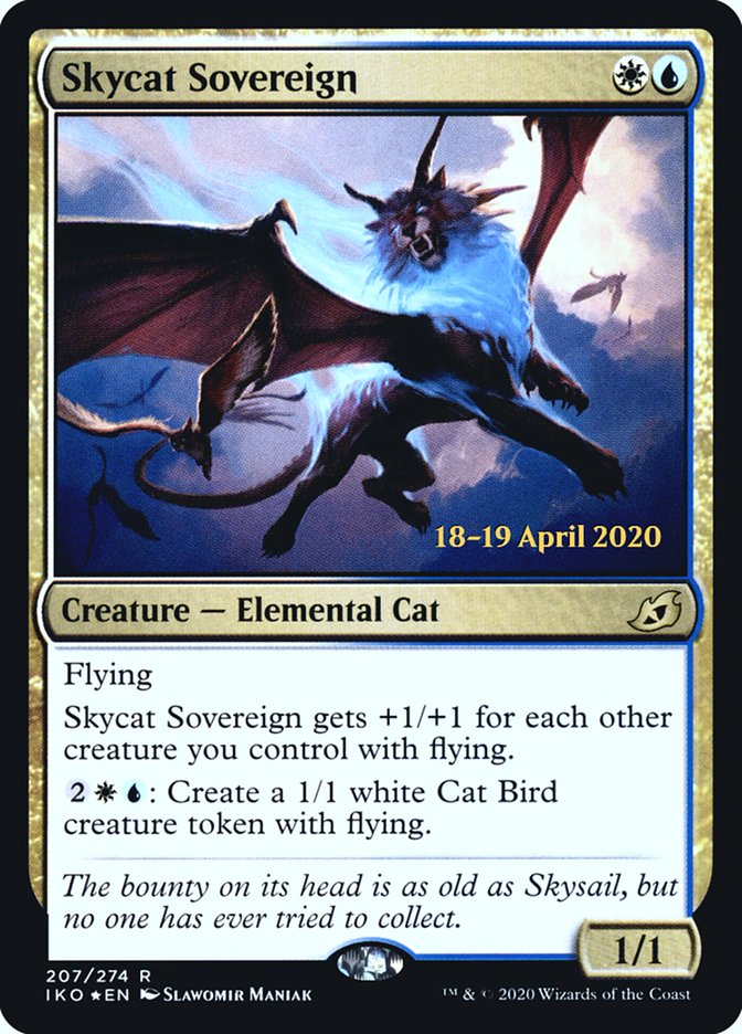 Skycat Sovereign  [Ikoria: Lair of Behemoths Prerelease Promos] | RetroPlay Games
