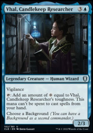 Vhal, Candlekeep Researcher [Commander Legends: Battle for Baldur's Gate] | RetroPlay Games