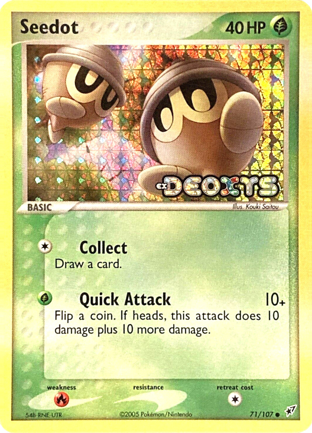 Seedot (71/107) (Stamped) [EX: Deoxys] | RetroPlay Games