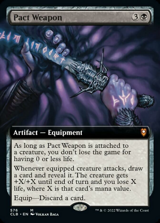 Pact Weapon (Extended Art) [Commander Legends: Battle for Baldur's Gate] | RetroPlay Games