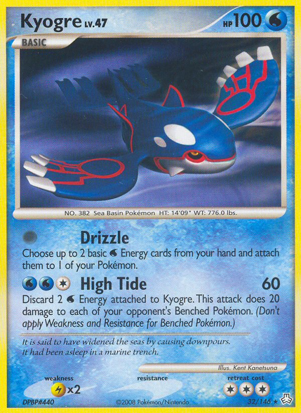 Kyogre (32/146) [Diamond & Pearl: Legends Awakened] | RetroPlay Games