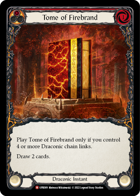 Tome of Firebrand [UPR089] (Uprising)  Rainbow Foil | RetroPlay Games