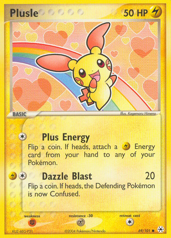 Plusle (69/101) [EX: Hidden Legends] | RetroPlay Games