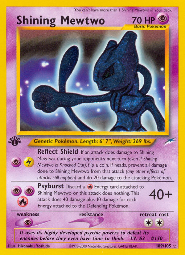 Shining Mewtwo (109/105) [Neo Destiny 1st Edition] | RetroPlay Games