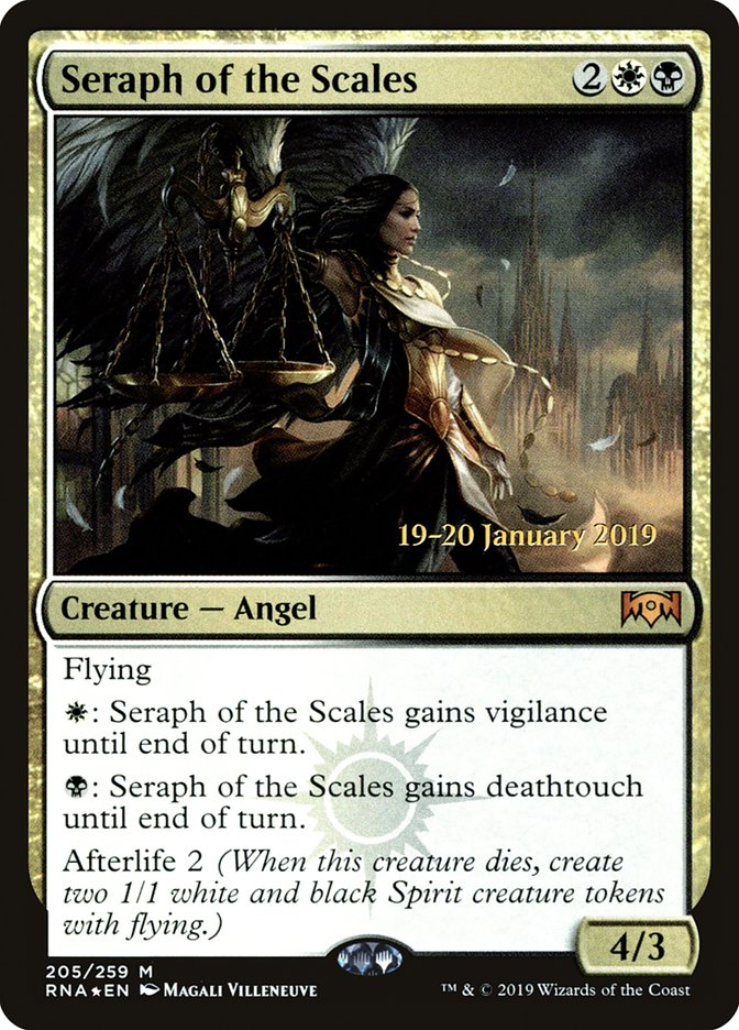 Seraph of the Scales [Ravnica Allegiance Prerelease Promos] | RetroPlay Games