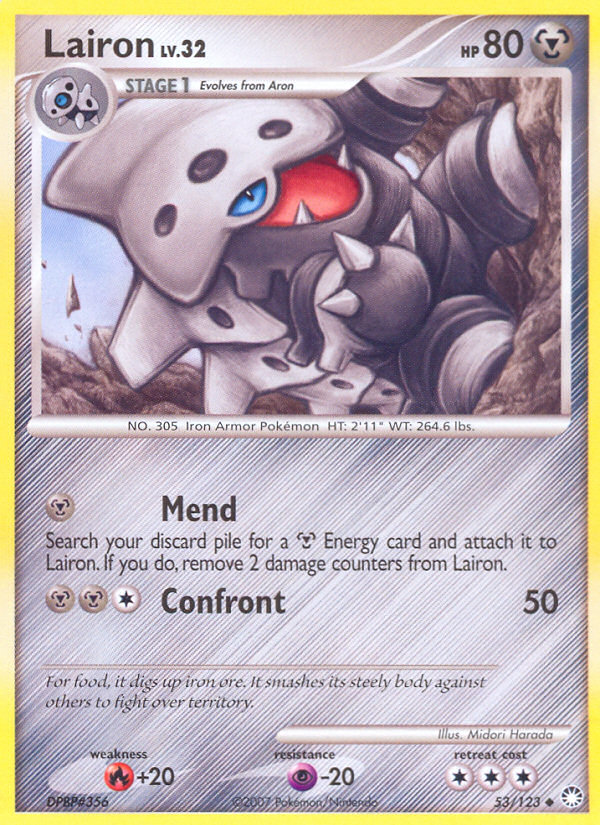 Lairon (53/123) [Diamond & Pearl: Mysterious Treasures] | RetroPlay Games