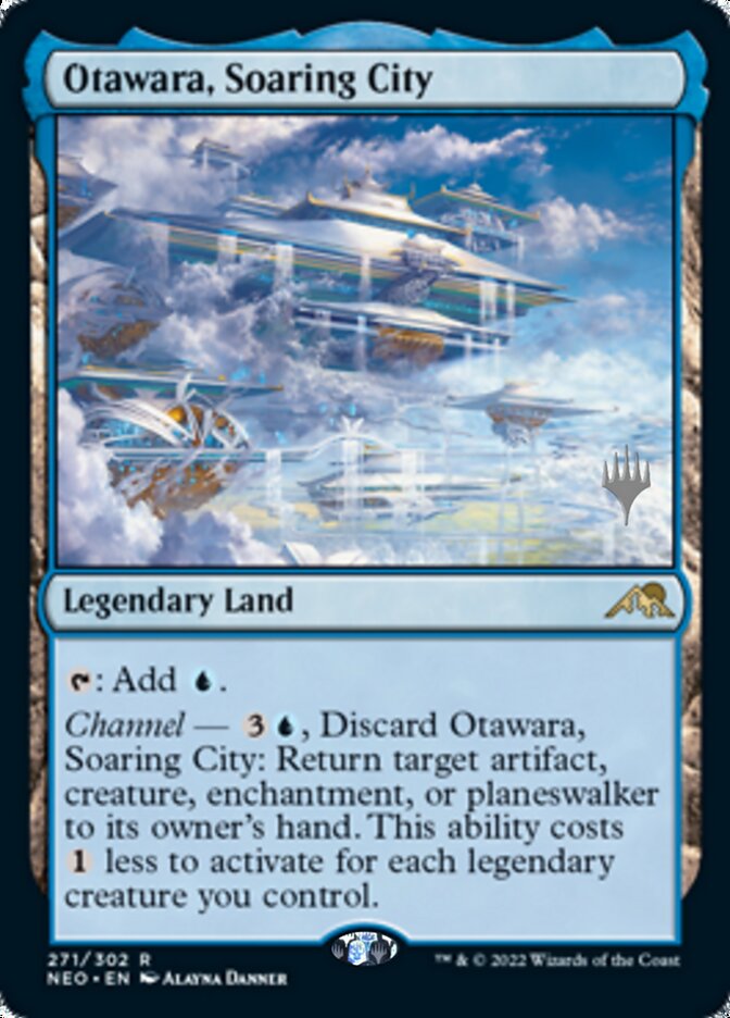 Otawara, Soaring City (Promo Pack) [Kamigawa: Neon Dynasty Promos] | RetroPlay Games