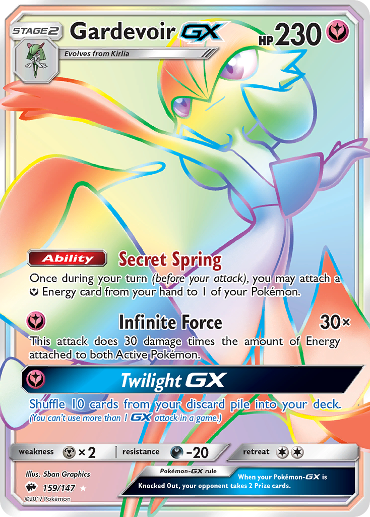 Gardevoir GX (159/147) [Sun & Moon: Burning Shadows] | RetroPlay Games