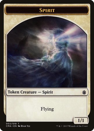 Spirit Token (003) [Commander Anthology Tokens] | RetroPlay Games