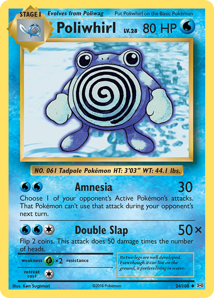 Poliwhirl (24/108) [XY: Evolutions] | RetroPlay Games