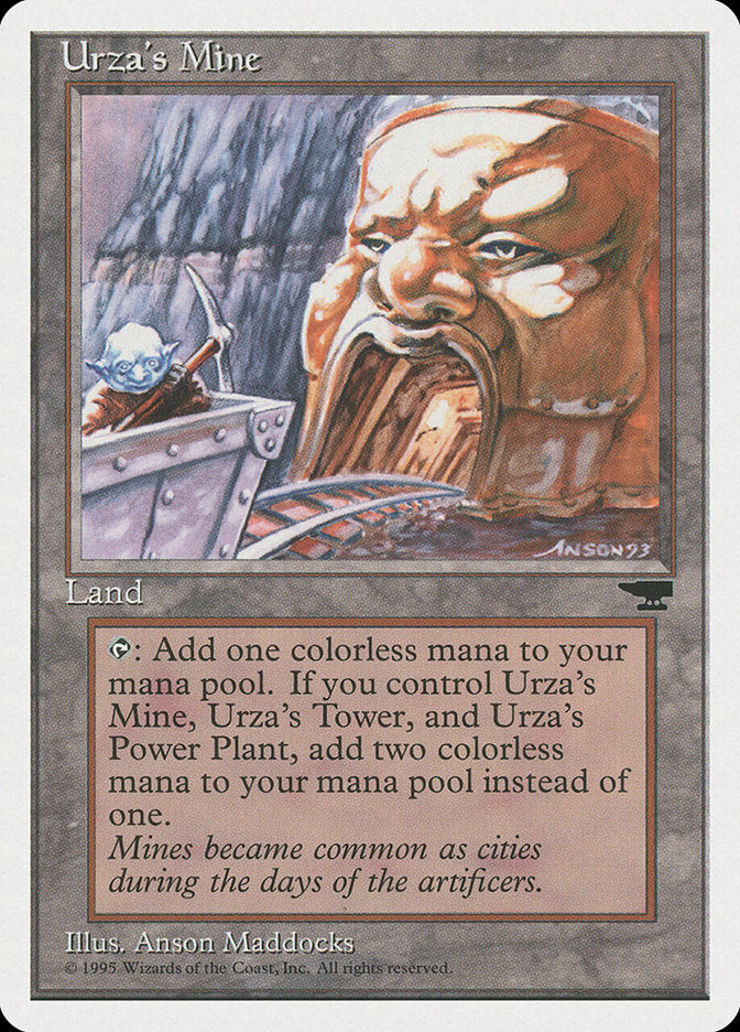 Urza's Mine (Mine Cart Entering Mouth) [Chronicles] | RetroPlay Games