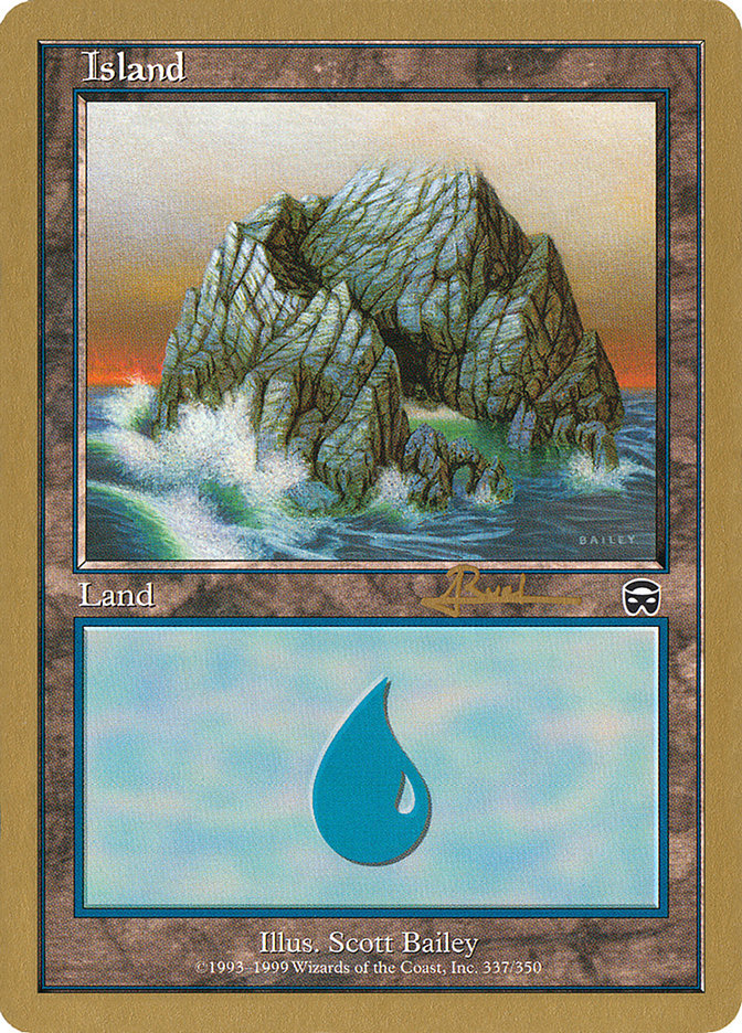 Island (ar337) (Antoine Ruel) [World Championship Decks 2001] | RetroPlay Games