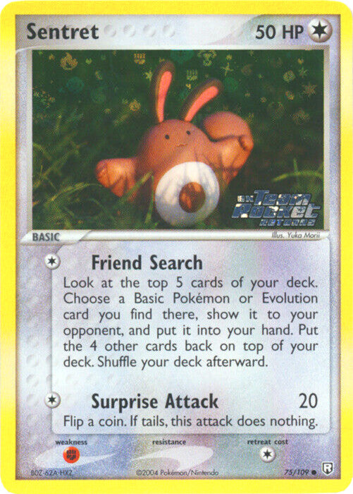 Sentret (75/109) (Stamped) [EX: Team Rocket Returns] | RetroPlay Games