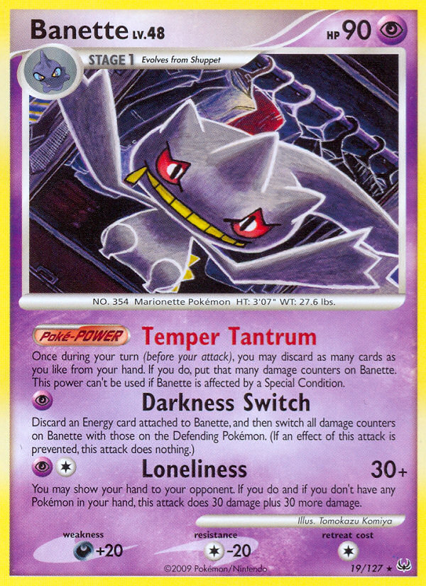 Banette (19/127) [Platinum: Base Set] | RetroPlay Games