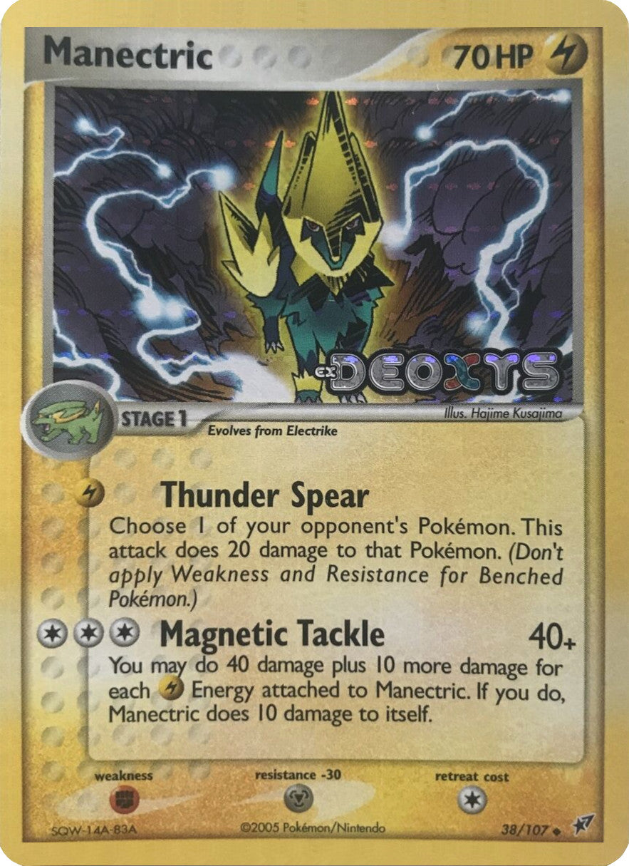 Manectric (38/107) (Stamped) [EX: Deoxys] | RetroPlay Games