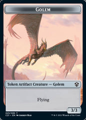 Golem (025) // Thopter Token [Commander 2021 Tokens] | RetroPlay Games