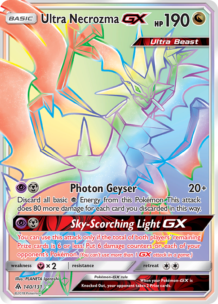 Ultra Necrozma GX (140/131) [Sun & Moon: Forbidden Light] | RetroPlay Games