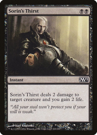 Sorin's Thirst [Magic 2012] | RetroPlay Games