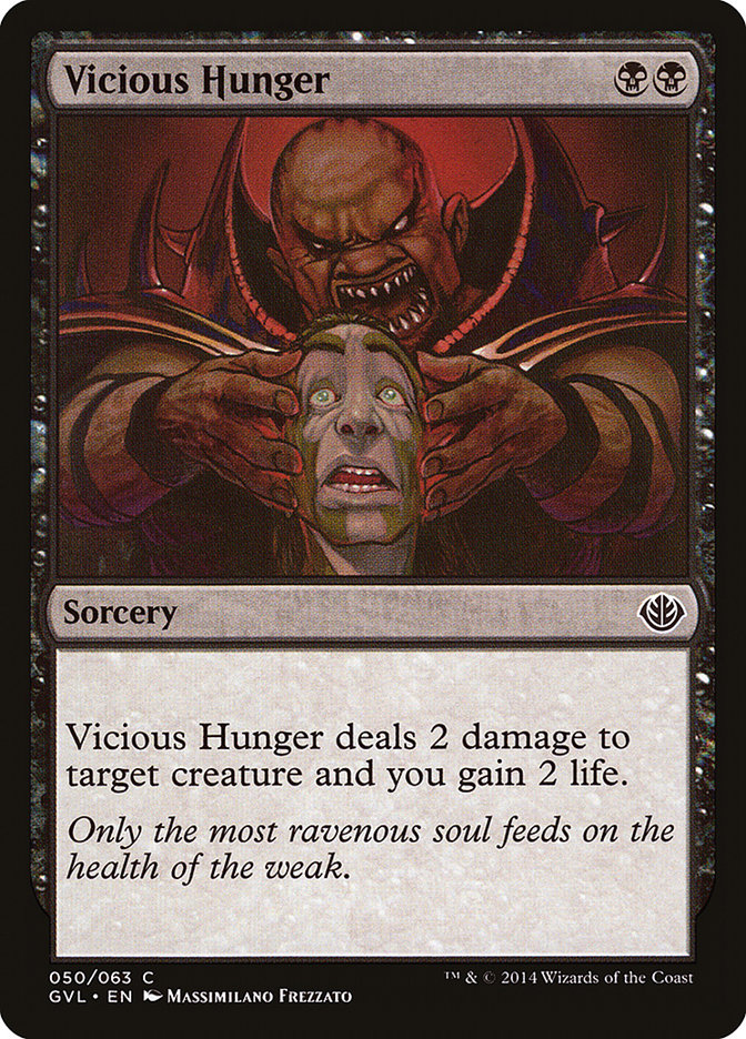 Vicious Hunger (Garruk vs. Liliana) [Duel Decks Anthology] | RetroPlay Games
