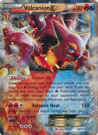 Volcanion EX (26/114) (Jumbo Card) [XY: Steam Siege] | RetroPlay Games