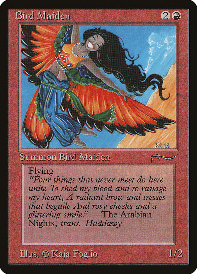 Bird Maiden (Light Mana Cost) [Arabian Nights] | RetroPlay Games