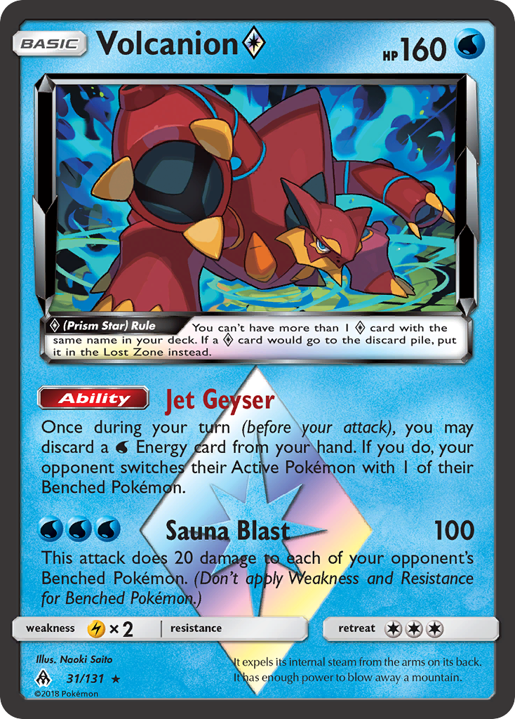 Volcanion (31/131) (Prism Star) [Sun & Moon: Forbidden Light] | RetroPlay Games