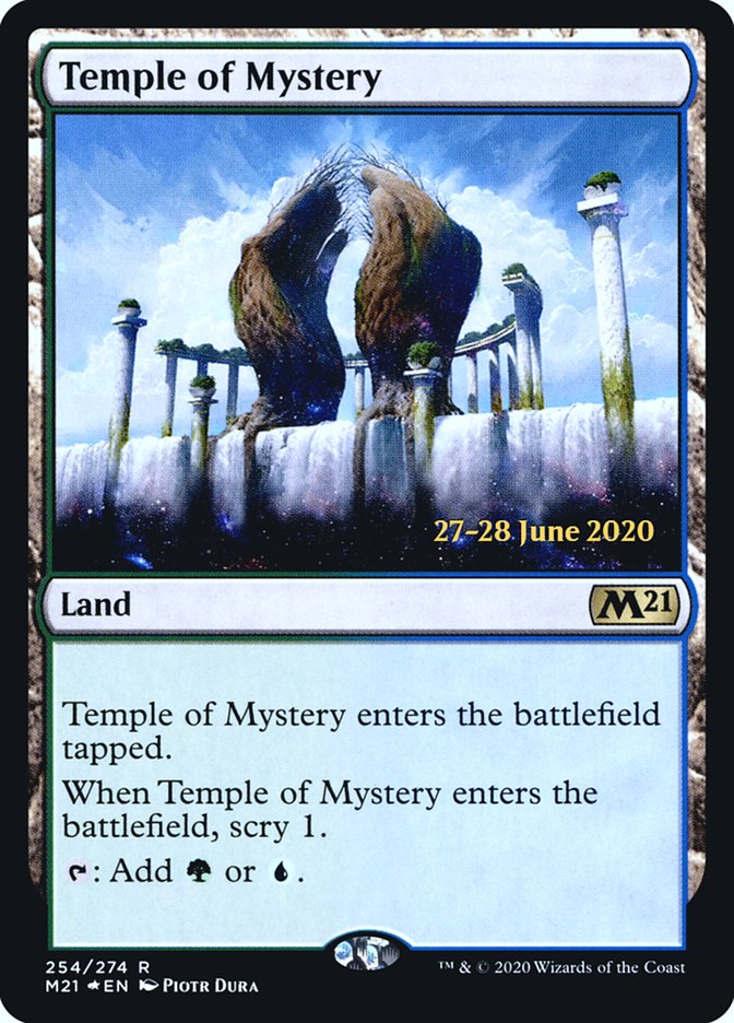 Temple of Mystery  [Core Set 2021 Prerelease Promos] | RetroPlay Games