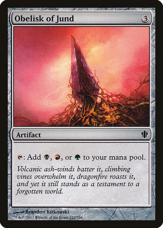 Obelisk of Jund [Commander 2013] | RetroPlay Games