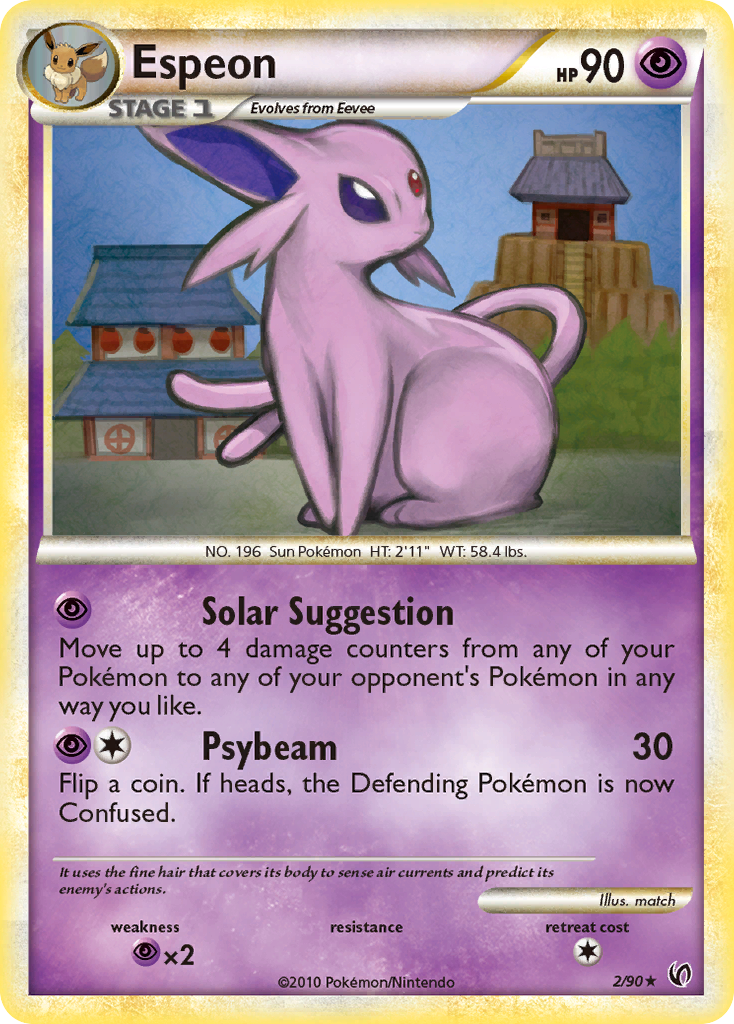 Espeon (2/90) [HeartGold & SoulSilver: Undaunted] | RetroPlay Games