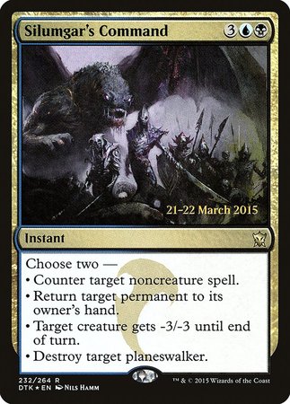 Silumgar's Command [Dragons of Tarkir Promos] | RetroPlay Games