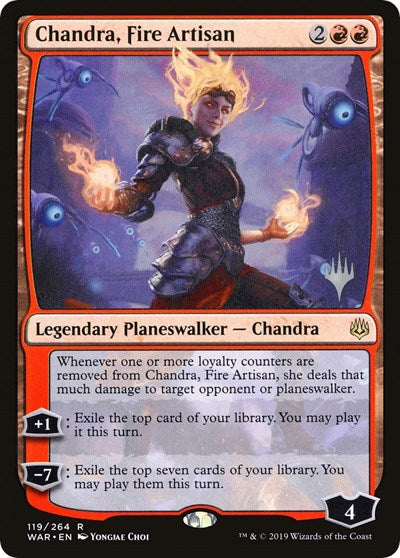 Chandra, Fire Artisan [War of the Spark Promos] | RetroPlay Games