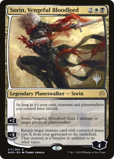 Sorin, Vengeful Bloodlord [War of the Spark Promos] | RetroPlay Games