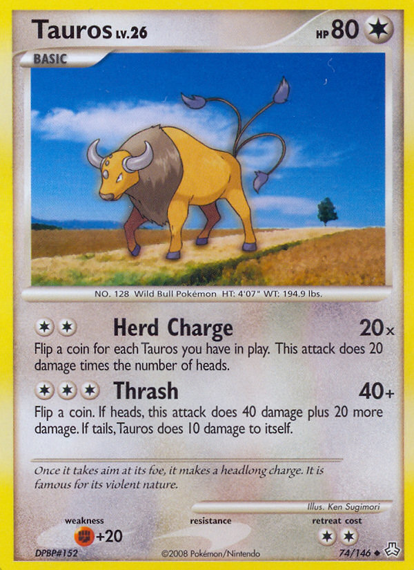 Tauros (74/146) [Diamond & Pearl: Legends Awakened] | RetroPlay Games