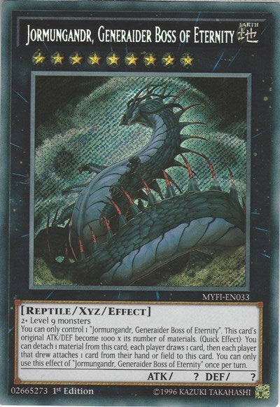 Jormungandr, Generaider Boss of Eternity [MYFI-EN033] Secret Rare | RetroPlay Games