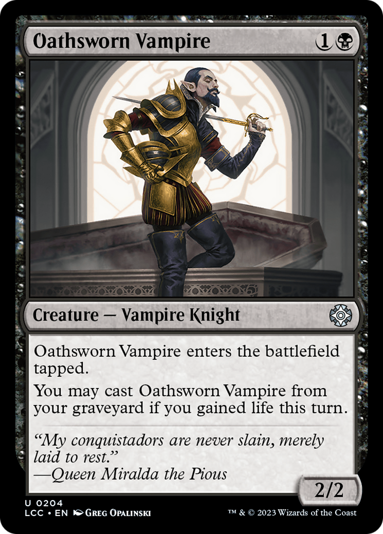 Oathsworn Vampire [The Lost Caverns of Ixalan Commander] | RetroPlay Games