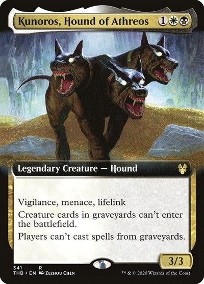 Kunoros, Hound of Athreos (Extended Art) [Theros Beyond Death] | RetroPlay Games
