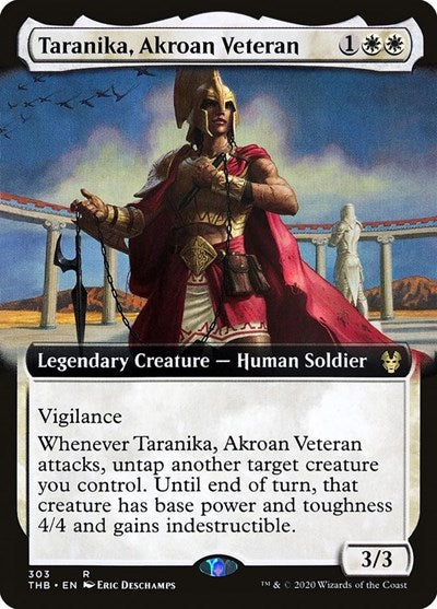 Taranika, Akroan Veteran (Extended Art) [Theros Beyond Death] | RetroPlay Games